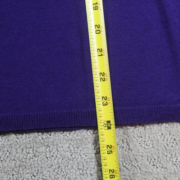 Chico's Size M Puple Turtleneck 3/4 Sleeve Sweater - LIKE NEW - Picture 6 of 6